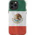 Mexico Flag Distressed iPhone 15 Pro Max Impact Case